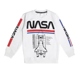 earth conscious Boys Typography Printed Long Sleeves T-shirt image 1