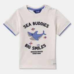 R&B Boys Typography Printed Round Neck Cotton T-shirt-picture-31