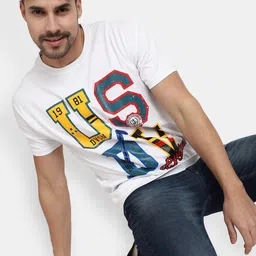 V-Mart Round Neck Printed Cotton T-shirt-picture-19
