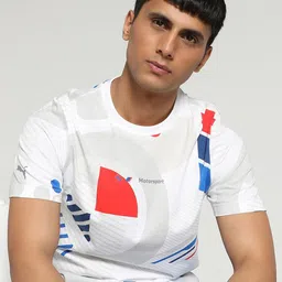 PUMA Motorsport BMW M Printed Cotton T-shirt-image-10