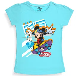 Minicult Girls Mickey Mouse Printed Cotton T-shirt-image-17