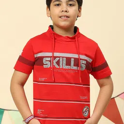 Monte Carlo Boys Striped Hooded Casual Knitted Pure Cotton T-shirt-picture-55