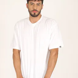 PRONK Drop-Shoulder Sleeves Pure Cotton Oversized T-shirt-picture-17