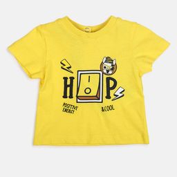 Chicco Infant Boys Typography Printed Pure Cotton T-shirt-picture-46