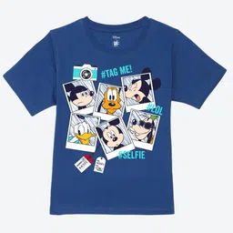 YK Disney Boys Mickey & Friends Printed Pure Cotton T-shirt-picture-43