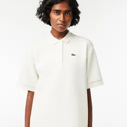 Lacoste Polo Collar Cotton Oversized T-shirt-picture-20