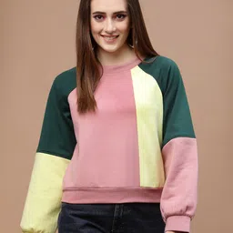 Athena Women Colourblocked Sweatshirt-picture-20