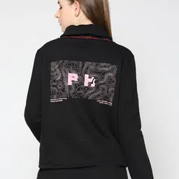 Being Human Graphic Printed Turtle Neck Pullover image 1