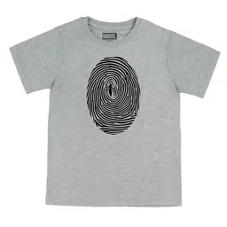 Marvel by Wear Your Mind Boys Grey Printed T-shirt-picture-32