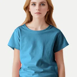 BAESD Girls Short Sleeves Crew Neck Cotton T-shirt-picture-11