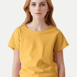 BAESD Girls Short Sleeves Crew Neck Cotton T-shirt-picture-23