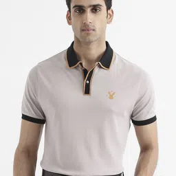 RARE RABBIT Men Polo Collar Brand Logo Printed T-shirt-picture-12