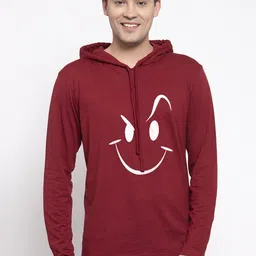 Friskers Men Maroon Printed T-shirt-picture-12