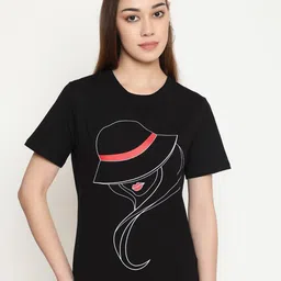FUTURO Women Printed Pockets T-shirt-image-14