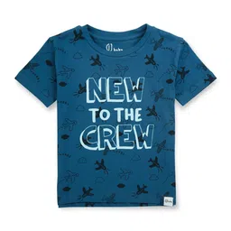 GJ baby Boy Printed Round Neck Short Sleeves Cotton T-shirt-picture-39