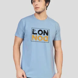 Greylongg Typography Printed Round Neck Short Sleeves Casual T-shirt-image-29