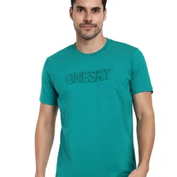 ONE SKY Typography Printed Round Neck Short Sleeves T-shirt-picture-10