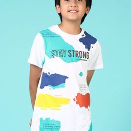 V-Mart Boys Graphic Printed Round Neck Cotton T-shirt-picture-43