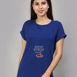 SillyBoom Maternity Feeding Printed Extended Sleeves T-Shirt-picture-33