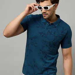Zigo Printed Polo Collar Regular Fit T-shirt-picture-42