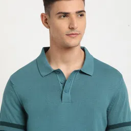 THE BEAR HOUSE Polo Collar Short Sleeves Cotton T-shirt-picture-52