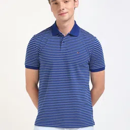 Tommy Hilfiger Men Striped Polo Collar Cotton T-shirt-picture-34