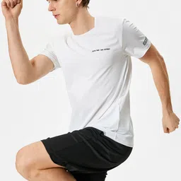 Koton Slogan Printed Round Neck Sport T-shirt-picture-24