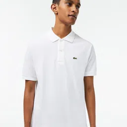 Lacoste Men Pure Cotton Polo Collar T-shirt-picture-40