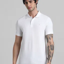 Jack & Jones Polo Collar Pure Cotton Slim Fit T-shirt-picture-20