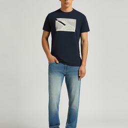 Pepe Jeans Men Colourblocked Pure Cotton Pockets Slim Fit T-shirt-picture-16