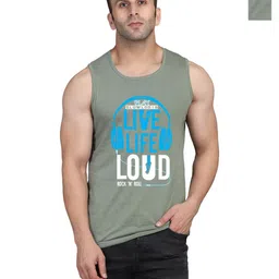 SLOWLORIS Men 2 Printed Hooded Pockets Slim Fit T-shirt-image-65