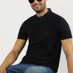 Tommy Hilfiger Men Henley Neck Pockets Slim Fit T-shirt-picture-57