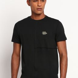 Lee Men Black Printed Slim Fit T-shirt-image-89