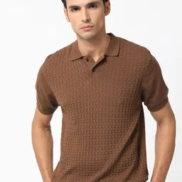 RARE RABBIT Men Lincos Polo Collar Slim Fit Cotton T-Shirt-picture-12