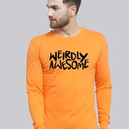 Friskers Typography Printed Round Neck Slim Fit Cotton T-shirt-picture-32