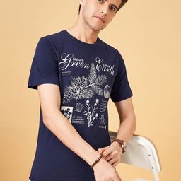 Urban Ranger by pantaloons Men Printed Slim Fit T-shirt-picture-26