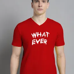 FBAR Typography Printed Round Neck Slim Fit Cotton Regular T-shirt-picture-17