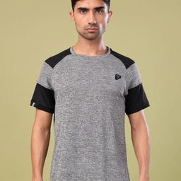 Technosport Men UPF50 Solid Round Neck Polyester Slim Fit Tshirt-picture-43