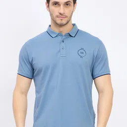 Duke Men Polo Collar Nautical Slim Fit T-shirt-picture-26