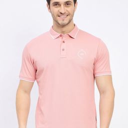 Duke Men Solid Polo Collar Slim Fit T-shirt-picture-27