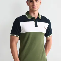 U.S. Polo Assn. Denim Co. Polo Collar Short Sleeves Cotton Slim Fit T-shirt image 1