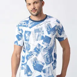 Pepe Jeans Men Graphic Printed Pure Cotton Slim Fit T-shirt-picture-12