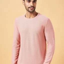 BYFORD by Pantaloons Round Neck Slim Fit Cotton T-shirt image 1