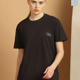 mack jonney VIMAL JONNEY Women Pack Of 2 Solid Drop-Shoulder Sleeves Oversized T-shirts-picture-20