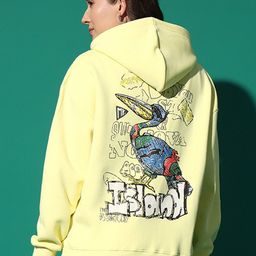 GRIFFEL Women Printed Hooded Sweatshirt-picture-29