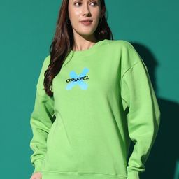 GRIFFEL Women Printed Round Neck Sweatshirt-picture-26