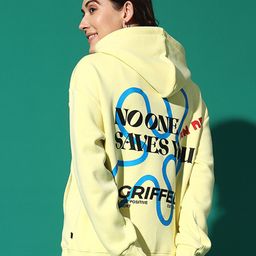 GRIFFEL Women Printed Hooded Sweatshirt-picture-31