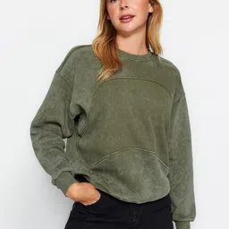 Trendyol Round Neck Sweatshirt-picture-16