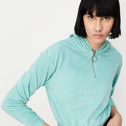 max Hood Neck Drop-Shoulder Sleeve Pullover Sweatshirt-picture-32