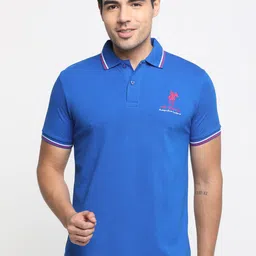 Masculino Latino Plus Regular Fit Polo Collar Cotton T-shirt-picture-20